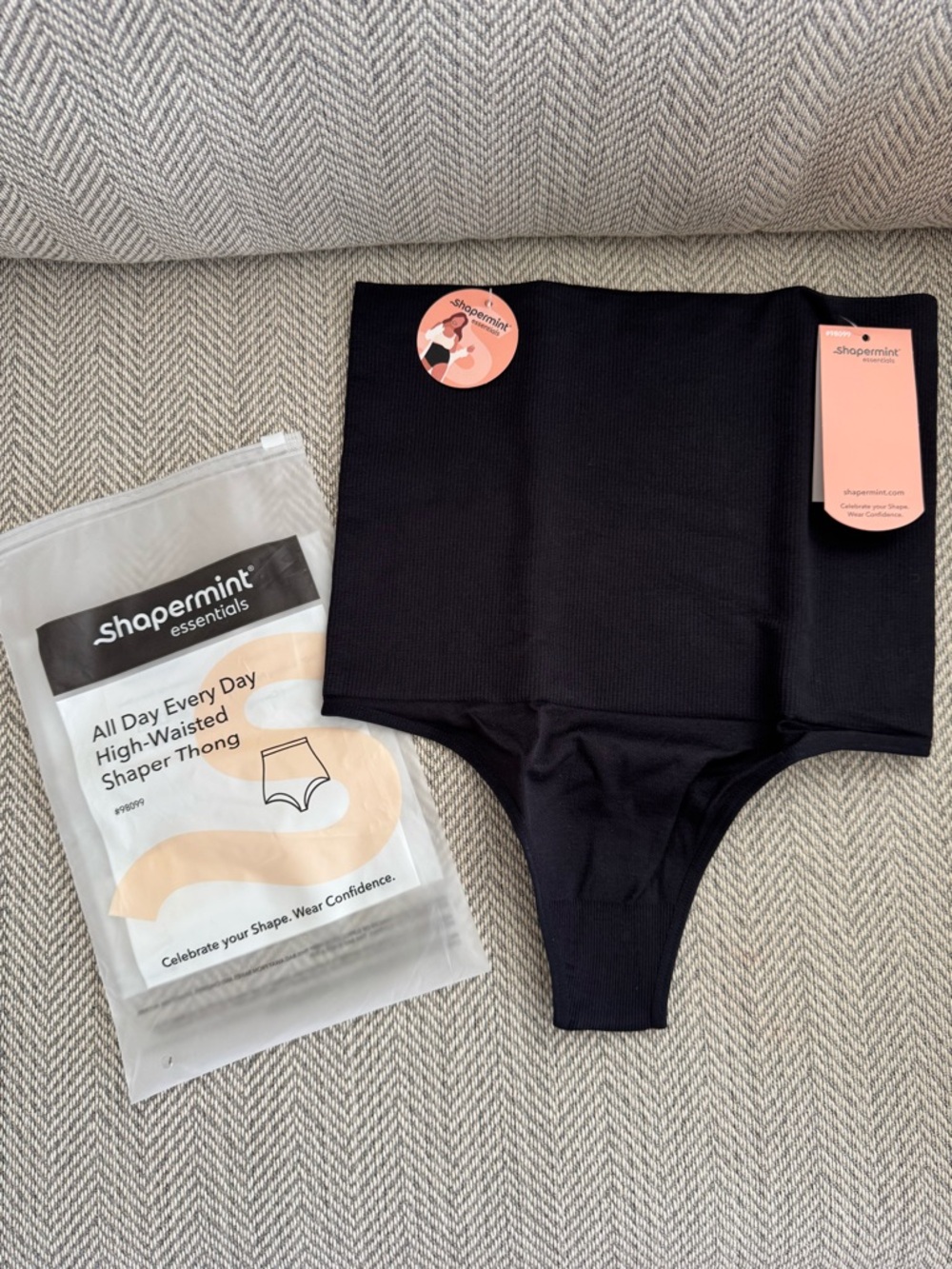Shapermint Essentials All Day Every Day High-Waisted Shaper Thong